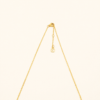 14K (585 əyar) Qızılından Minimalist Lövhəcikli Boyunbağı